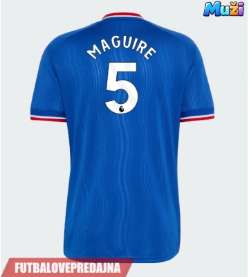 Lacne Muži Futbalové dres Manchester United Harry Maguire #5 2026-27 Krátky Rukáv - Preč